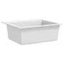 Fregadero de cocina de granito con un seno blanco de vidaXL, Fregaderos - Ref: Foro24-144863, Precio: 214,07 €, Descuento: %