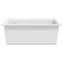 Granite kitchen sink with a white bowl by vidaXL, Sinks - Ref: Foro24-144863, Price: 209,83 €, Discount: %