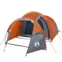 Tienda de campaña túnel 3 personas impermeable gris y naranja de , Tiendas de campaña - Ref: Foro24-94392, Precio: 95,25 €, D...