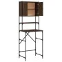Armario de lavadora marrón roble 68x48,5x194 cm de , Accesorios para lavadoras y secadoras - Ref: Foro24-838977, Precio: 97,5...