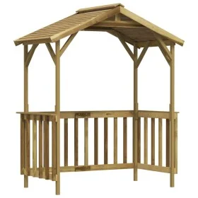 Cobertizo de barbacoa madera pino impregnada 163,5x93x210 cm de , Cobertizos - Ref: Foro24-315390, Precio: 225,63 €, Descuent...