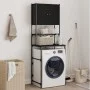 Armario de lavadora negro 68x48,5x194 cm de , Accesorios para lavadoras y secadoras - Ref: Foro24-838973, Precio: 98,02 €, De...
