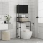 Armario de lavadora negro 68x48,5x194 cm de , Accesorios para lavadoras y secadoras - Ref: Foro24-838973, Precio: 92,49 €, De...
