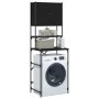 Armario de lavadora negro 68x48,5x194 cm de , Accesorios para lavadoras y secadoras - Ref: Foro24-838973, Precio: 98,02 €, De...