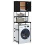Armario de lavadora negro 68x48,5x194 cm de , Accesorios para lavadoras y secadoras - Ref: Foro24-838973, Precio: 92,49 €, De...
