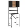 Armario de lavadora negro 68x48,5x194 cm de , Accesorios para lavadoras y secadoras - Ref: Foro24-838973, Precio: 98,02 €, De...