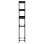 Estantería para lavadora madera ingeniería negra 67x25x163 cm de , Accesorios para lavadoras y secadoras - Ref: Foro24-838978...