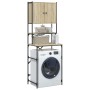 Armario de lavadora color roble Sonoma 68x48,5x194 cm de , Accesorios para lavadoras y secadoras - Ref: Foro24-838974, Precio...