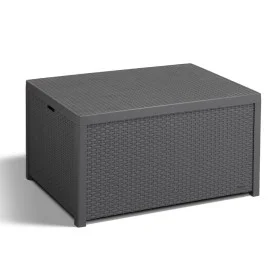 Keter Mesa con almacenaje Arica grafito de , Cajas de almacenaje para exteriores - Ref: Foro24-408954, Precio: 77,37 €, Descu...