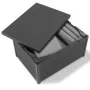 Keter Mesa con almacenaje Arica grafito de , Cajas de almacenaje para exteriores - Ref: Foro24-408954, Precio: 77,37 €, Descu...