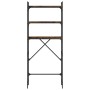 Estantería lavadora madera ingeniería roble humo 67x25x163 cm de , Accesorios para lavadoras y secadoras - Ref: Foro24-838985...