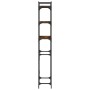 Estantería lavadora madera ingeniería roble humo 67x25x163 cm de , Accesorios para lavadoras y secadoras - Ref: Foro24-838985...