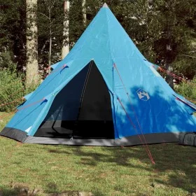 Tienda de campaña tipi para 4 personas impermeable azul de , Tiendas de campaña - Ref: Foro24-94381, Precio: 115,69 €, Descue...