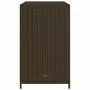 Armario de almacenaje de jardín ratán PE marrón 83x45x76 cm de , Cajas de almacenaje para exteriores - Ref: Foro24-365544, Pr...