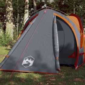 Tienda de campaña iglú para 2 personas impermeable gris naranja de , Tiendas de campaña - Ref: Foro24-94341, Precio: 64,76 €,...