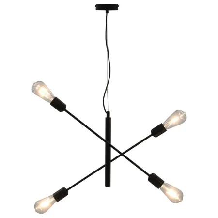 Lámparas de techo con bombillas de filamento 2 W negro E27 de vidaXL, Lámparas - Ref: Foro24-281439, Precio: 50,36 €, Descuen...