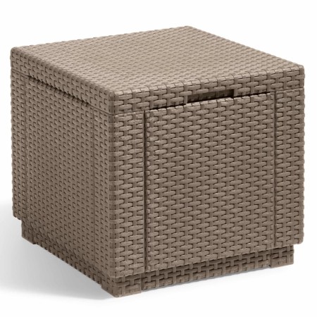 Keter Puf de almacenamiento cubo capuchino 228749 de , Cajas de almacenaje para exteriores - Ref: Foro24-422802, Precio: 64,3...