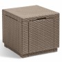 Keter Puf de almacenamiento cubo capuchino 228749 de , Cajas de almacenaje para exteriores - Ref: Foro24-422802, Precio: 64,3...