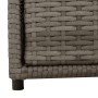 Armario de almacenaje de jardín ratán PE gris 55x59x69 cm de , Cajas de almacenaje para exteriores - Ref: Foro24-365557, Prec...
