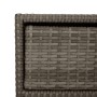Armario de almacenaje de jardín ratán PE gris 55x59x69 cm de , Cajas de almacenaje para exteriores - Ref: Foro24-365557, Prec...