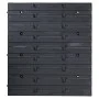 Kit de cajas de almacenaje 141 pzas paneles de pared rojo/negro de , Armarios para herramientas - Ref: Foro24-150814, Precio:...