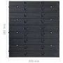 Kit de cajas de almacenaje 141 pzas paneles de pared rojo/negro de , Armarios para herramientas - Ref: Foro24-150814, Precio:...