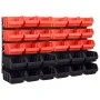 Storage box kit 32 pcs red/black wall panels by , Tool cabinets - Ref: Foro24-146281, Price: 34,99 €, Discount: %