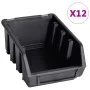 Storage box kit 32 pcs red/black wall panels by , Tool cabinets - Ref: Foro24-146281, Price: 34,99 €, Discount: %