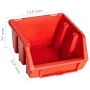Storage box kit 32 pcs red/black wall panels by , Tool cabinets - Ref: Foro24-146281, Price: 34,99 €, Discount: %