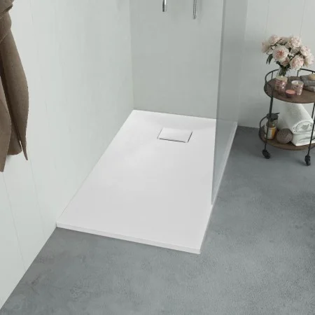 Plato de ducha SMC blanco 100x70 cm de vidaXL, Platos de ducha - Ref: Foro24-144771, Precio: 150,95 €, Descuento: %