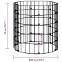 Compostador de jardín acero galvanizado Ø50x50 cm de , Compostadores - Ref: Foro24-3115941, Precio: 29,73 €, Descuento: %