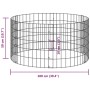 Compostador de jardín acero galvanizado Ø100x50 cm de , Compostadores - Ref: Foro24-3115943, Precio: 48,59 €, Descuento: %