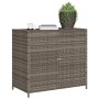 Armario de almacenaje de jardín ratán PE gris 83x45x76 cm de , Cajas de almacenaje para exteriores - Ref: Foro24-365545, Prec...