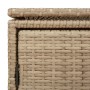 Armario de almacenaje de jardín ratán PE beige 110x55x60,5 cm de , Cajas de almacenaje para exteriores - Ref: Foro24-365570, ...
