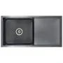 Handgefertigte Küchenspüle aus schwarzem Edelstahl von , Sinkt - Ref: Foro24-145086, Preis: 179,72 €, Rabatt: %