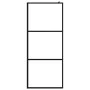 Shower screen with ESG glass shelf and black aluminum 100x195cm by , Shower walls and screens - Ref: Foro24-3185471, Price: 2...