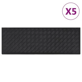 Alfombrillas de escalera de goma 5 uds 25x75 cm de , Alfombrillas para escalones - Ref: Foro24-155642, Precio: 33,30 €, Descu...