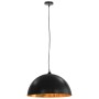 Lámparas de techo 2 uds semiesféricas negro y dorado 50 cm E27 de vidaXL, Lámparas - Ref: Foro24-50877, Precio: 170,39 €, Des...