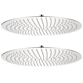 Cabezal de ducha efecto lluvia 2 pzs acero inoxidable Ø 50 cm de , Cabezales de ducha - Ref: Foro24-275938, Precio: 131,43 €,...