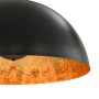 Lámparas de techo 2 uds semiesféricas negro y dorado 50 cm E27 de vidaXL, Lámparas - Ref: Foro24-50877, Precio: 170,39 €, Des...