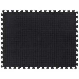 Baldosa de suelo de goma negro 12 mm 90x120 cm de , Esteras para equipos de gimnasia - Ref: Foro24-155672, Precio: 47,94 €, D...