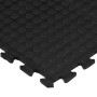 Baldosa de suelo de goma negro 12 mm 90x120 cm de , Esteras para equipos de gimnasia - Ref: Foro24-155672, Precio: 56,41 €, D...