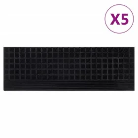 Alfombrillas de escalera de goma 5 uds 25x75 cm de , Alfombrillas para escalones - Ref: Foro24-155638, Precio: 38,84 €, Descu...