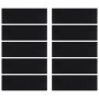 Alfombrillas de escalera de goma 10 uds goma 25x75 cm de , Alfombrillas para escalones - Ref: Foro24-155641, Precio: 45,83 €,...