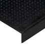 Alfombrillas de escalera de goma 10 uds goma 25x75 cm de , Alfombrillas para escalones - Ref: Foro24-155641, Precio: 45,83 €,...