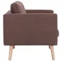 2 seater brown fabric sofa by vidaXL, Sofas - Ref: Foro24-281353, Price: 243,42 €, Discount: %