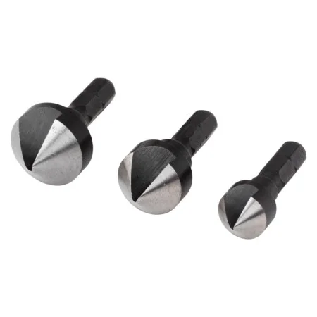 wolfcraft three-piece steel countersink set 2584000 by , Drill bits and screwdriver heads - Ref: Foro24-408147, Price: 17,64 ...