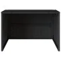 Caseta de robot cortacésped ratán sintético negro 86x90x52/57cm de , Fundas para cortadoras de césped - Ref: Foro24-365404, P...
