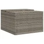 Caseta de robot cortacésped ratán sintético gris 86x90x52/57cm de , Fundas para cortadoras de césped - Ref: Foro24-365406, Pr...