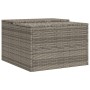 Caseta de robot cortacésped ratán sintético gris 86x90x52/57cm de , Fundas para cortadoras de césped - Ref: Foro24-365406, Pr...